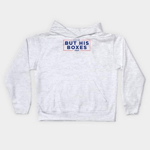 But His Boxes Kids Hoodie by Third Unit